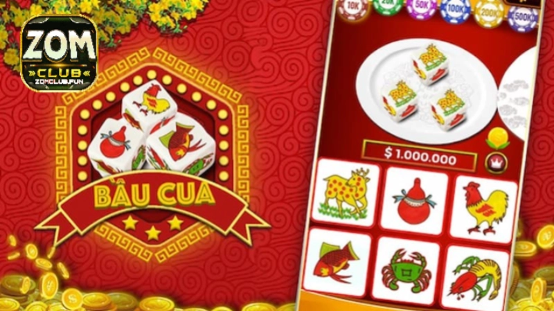 Thông tin tổng quan về game đỏ đen Bầu Cua Zomclub